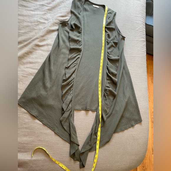 Allen Allen sleeveless cardigan size medium - Picture 6 of 11